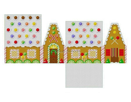 Skittles &amp; Lime Slices Gingerbread House