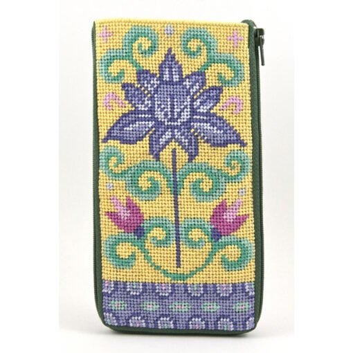 Paisley Jacobian Eyeglass Case Stitch &amp; Zip