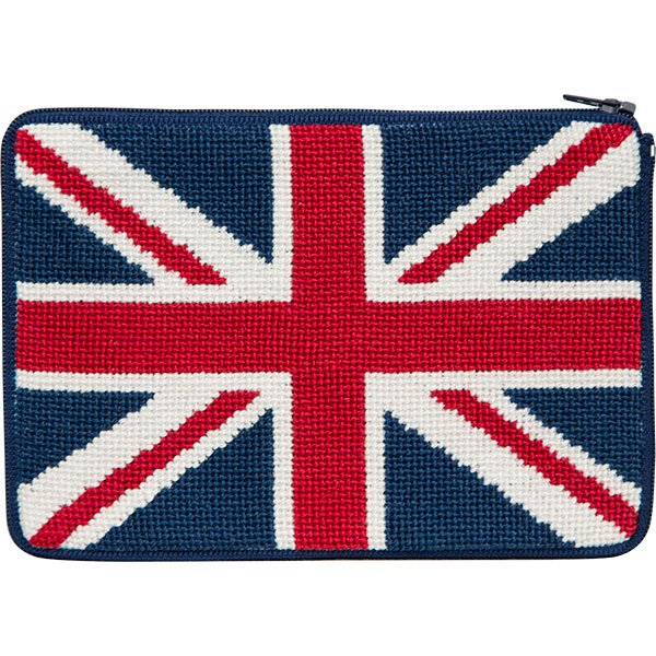 British Flag Cosmetic Purse Stitch &amp; Zip