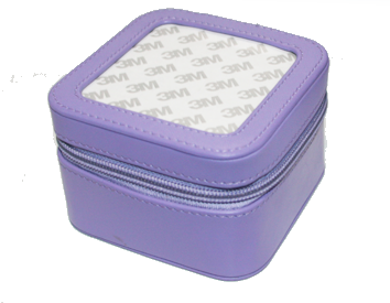 Leather Jewelry Case - Lavender