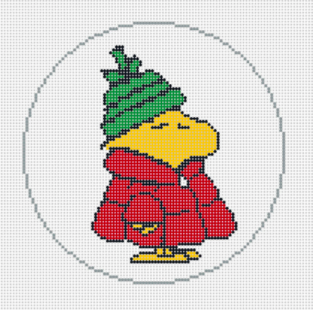 Woodstock in Puffer Coat Round