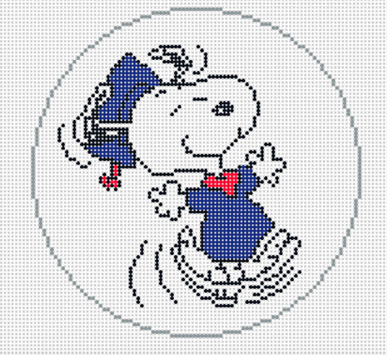 Snoopy Graduation Dance Canvas