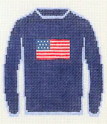 American Flag Sweater