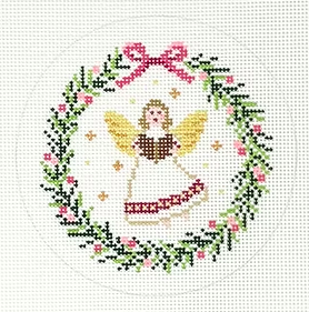 Angel with Songbook Wreath