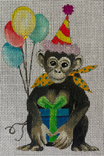 Birthday Monkey w/Balloons