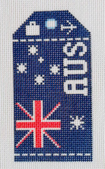 Australia Wee Flag Travel Tag