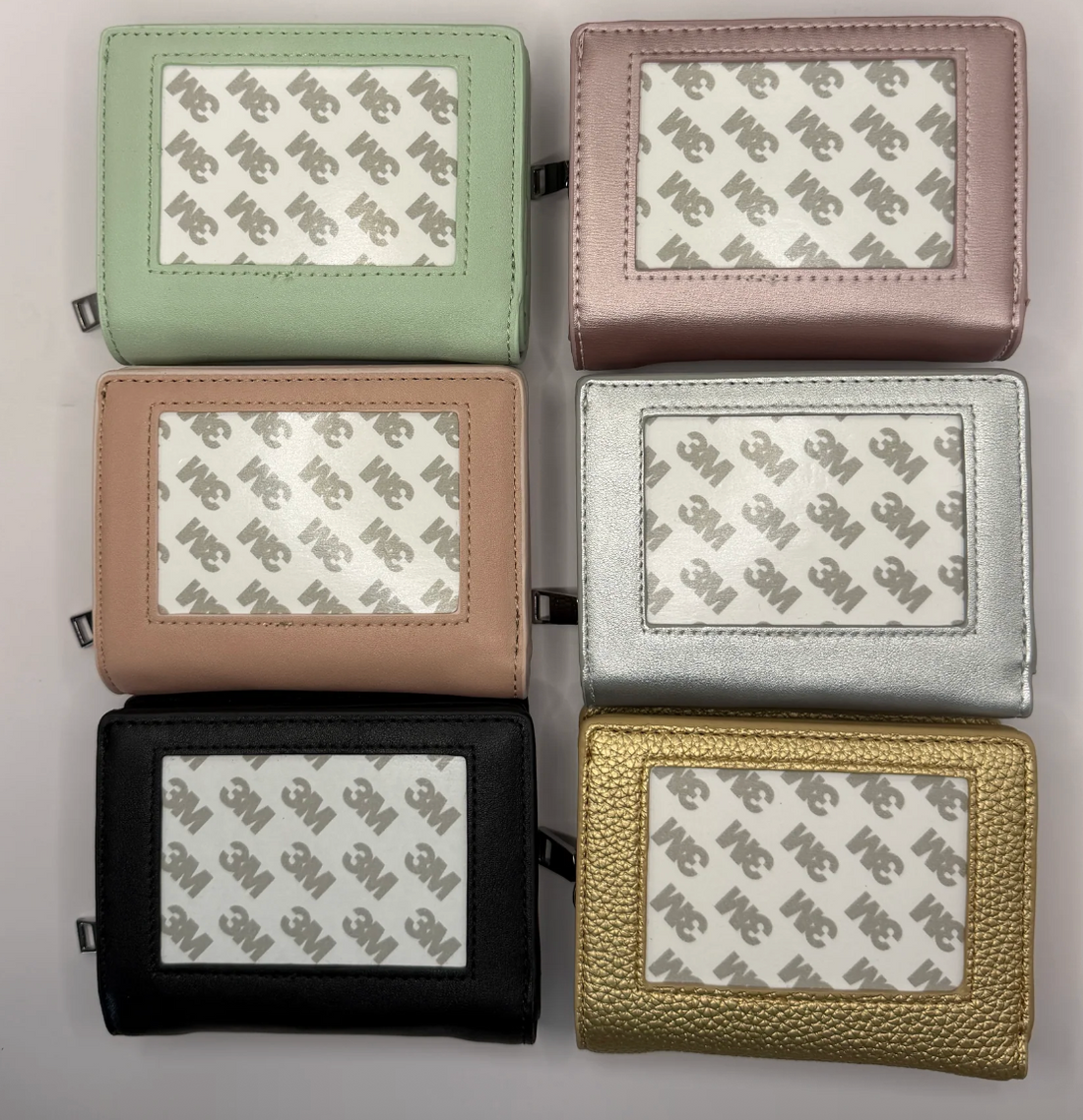 Self Finishing Zipper Snap Wallet