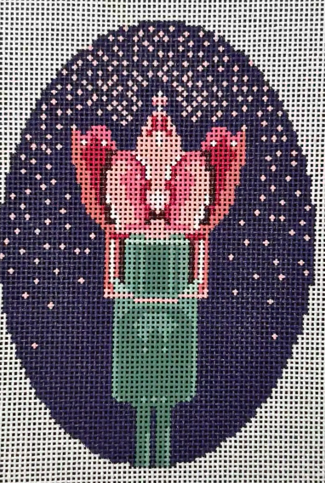 Vintage Christmas Tree Bulb - Red