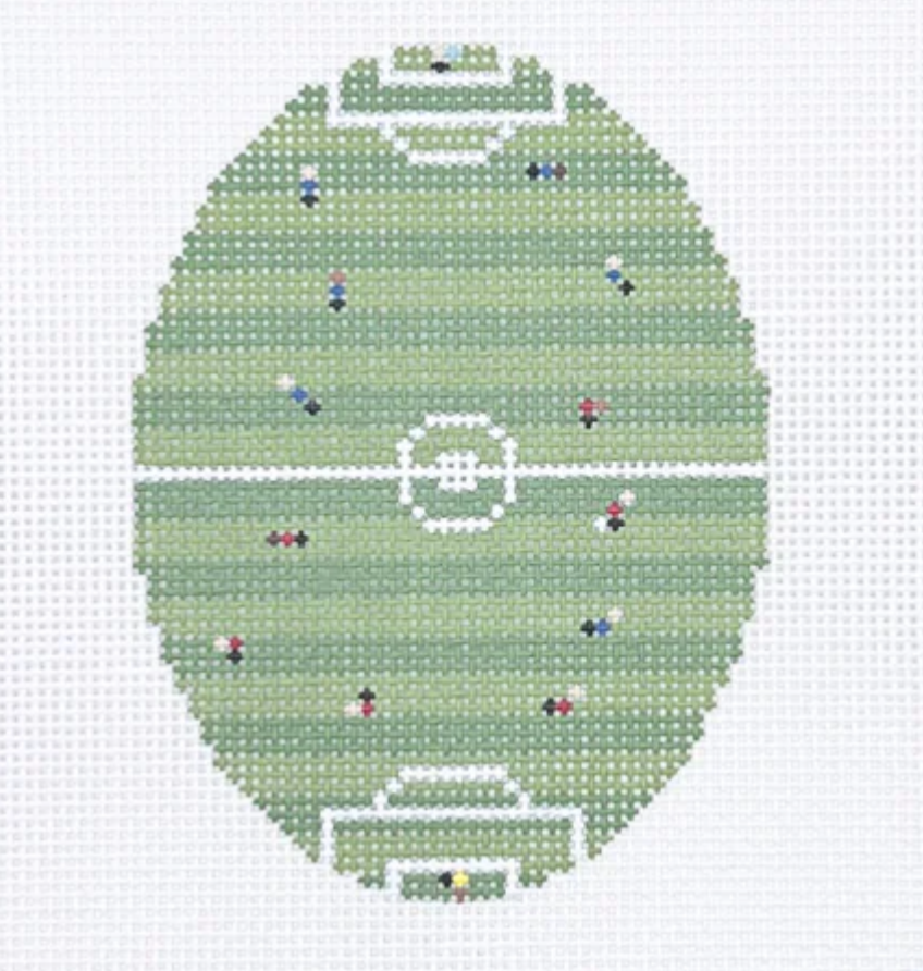 Soccer from Above Oval