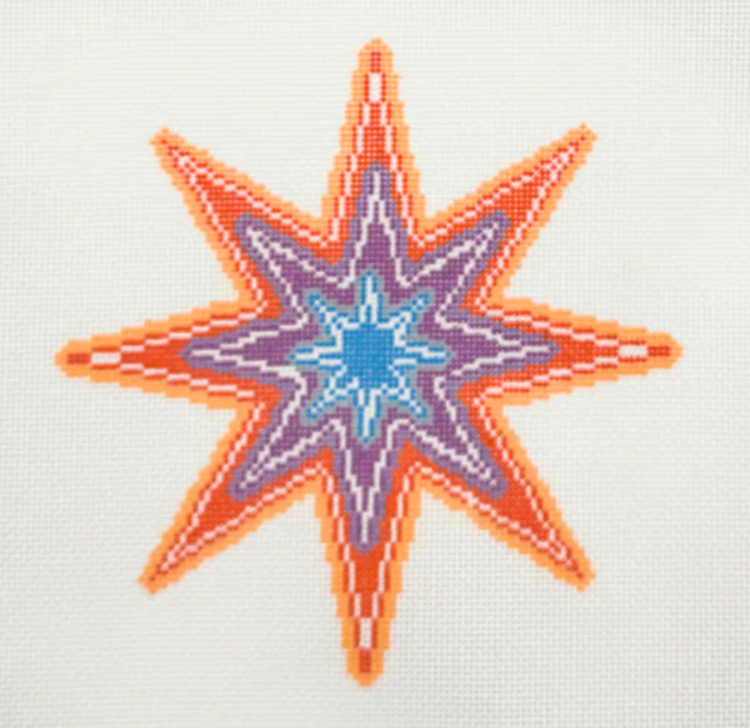 Neon Purple Star