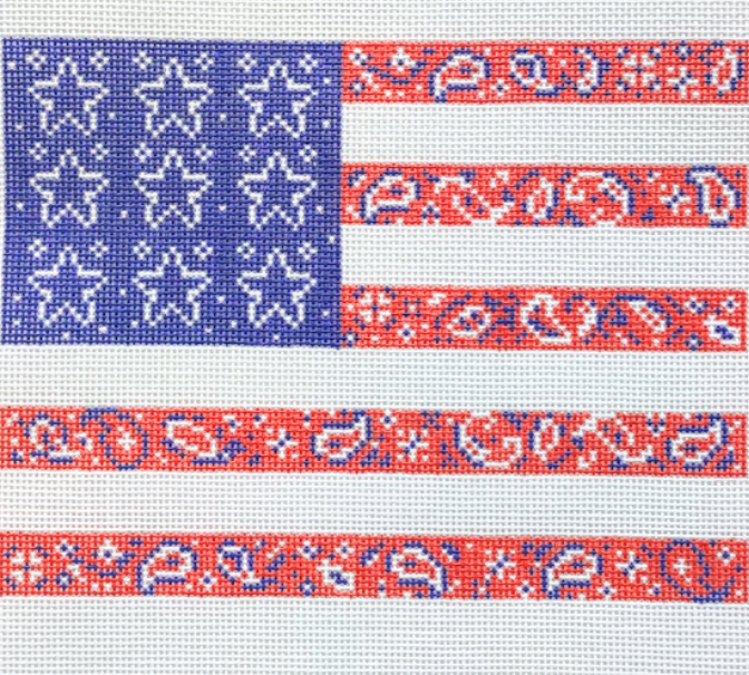 Stars and Stripes Bandana Flag