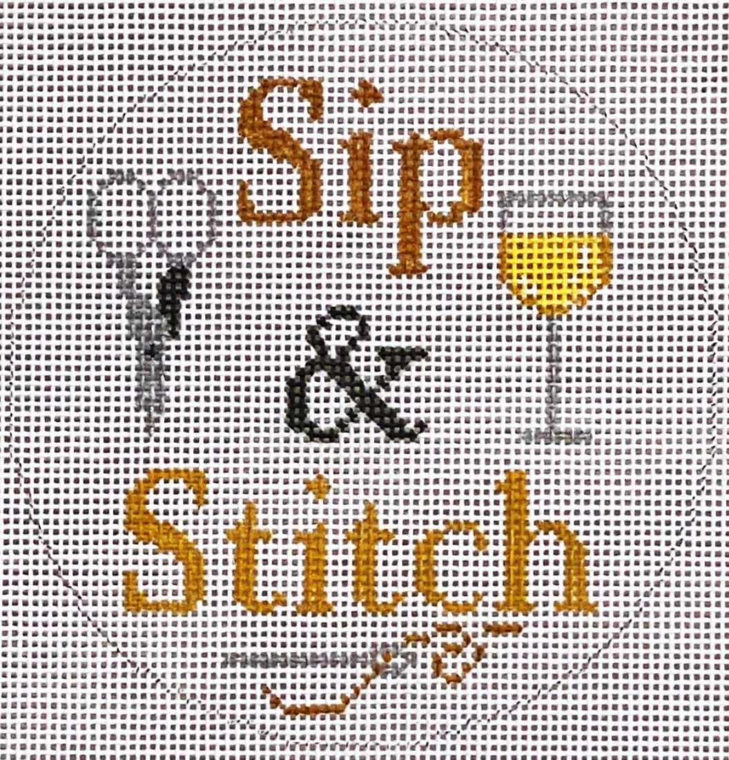 Sip &amp; Stitch - White