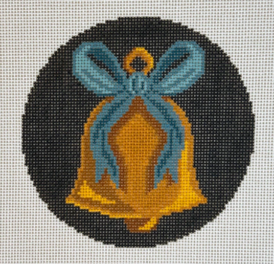 Vintage Velvet Bow Round - Golden Bell