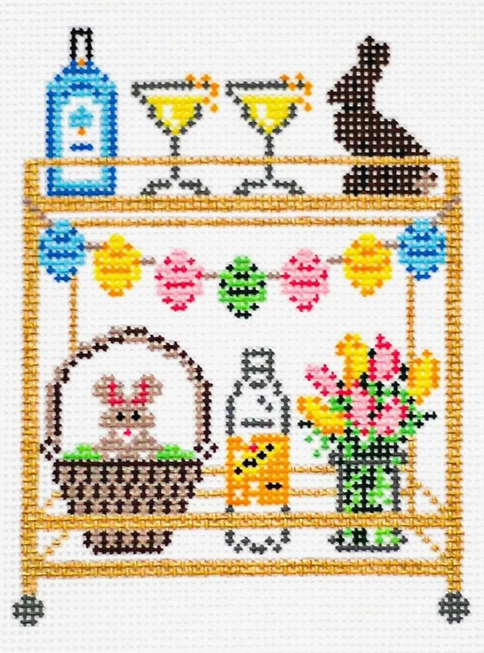 Easter Bar Cart