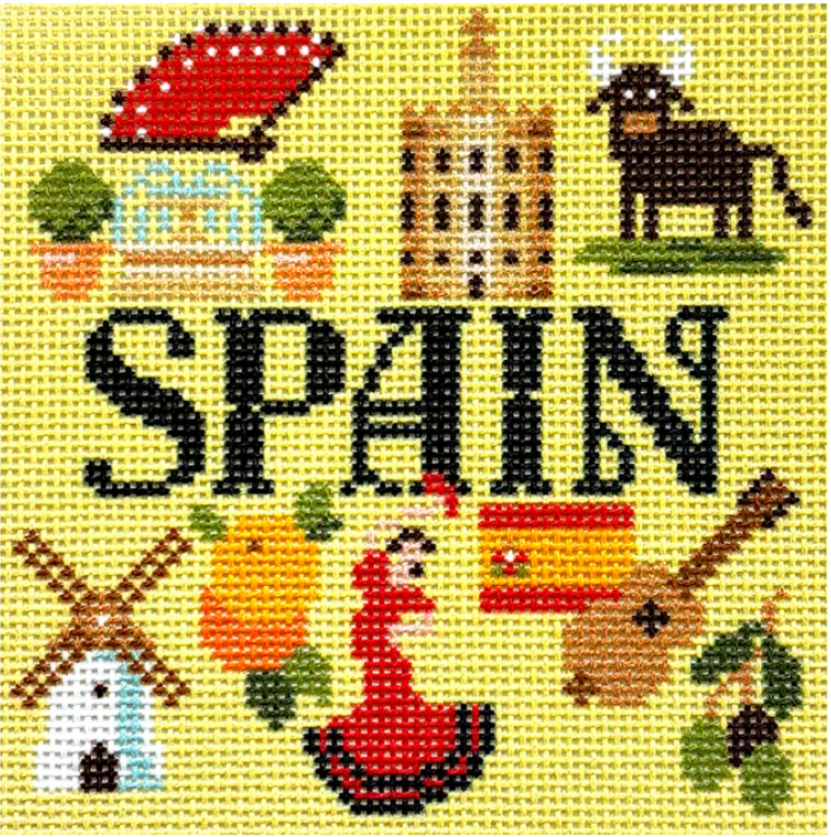 Spain Travel Square
