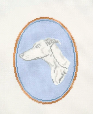 Dog Cameo - Greyhound/Whippet