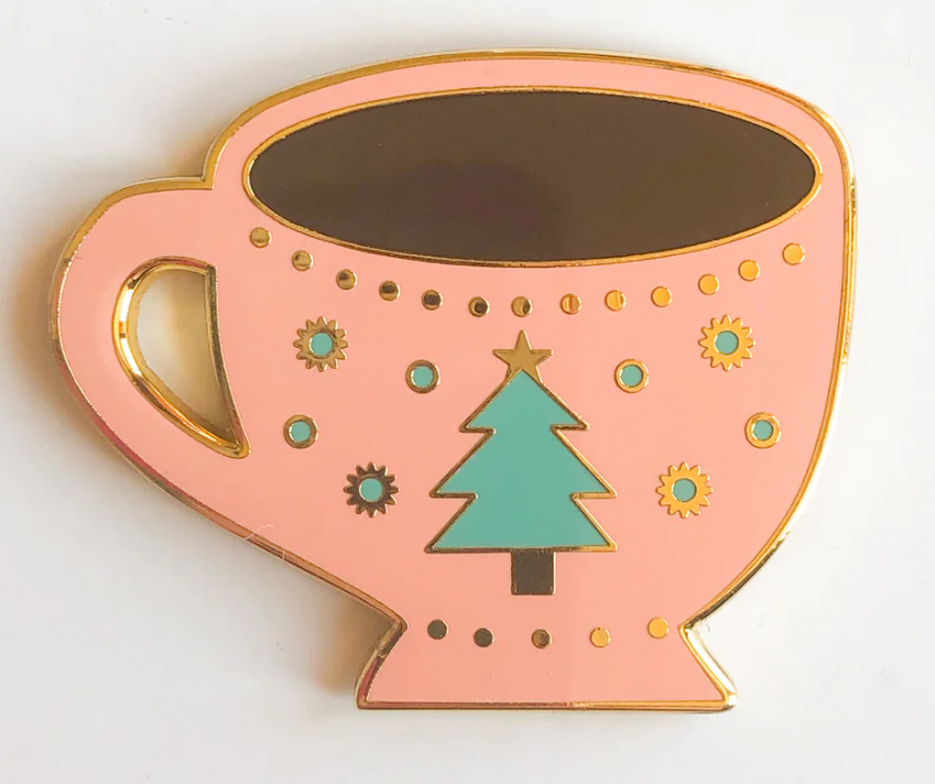 Needle Minder - Pink Coffee Cup