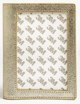 Self-Finishing Passport Cover - Gold Palm