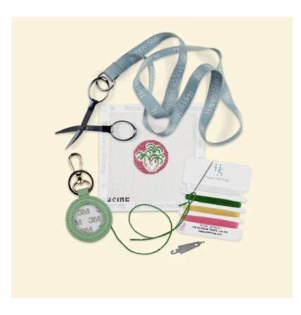Key Fob NeedlePoint kit Tropical Serenity