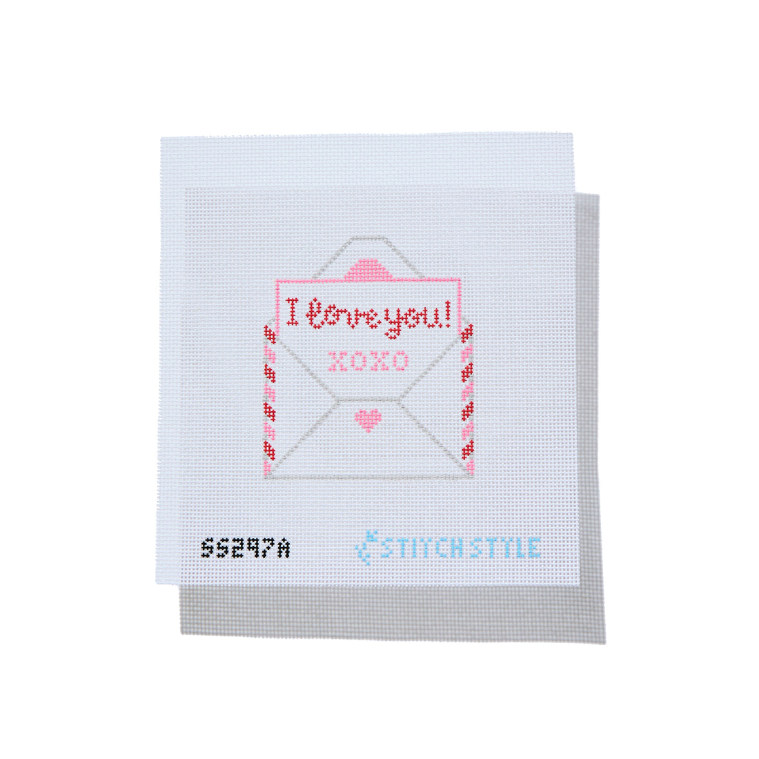 I Love You Valentine Card - Pinks