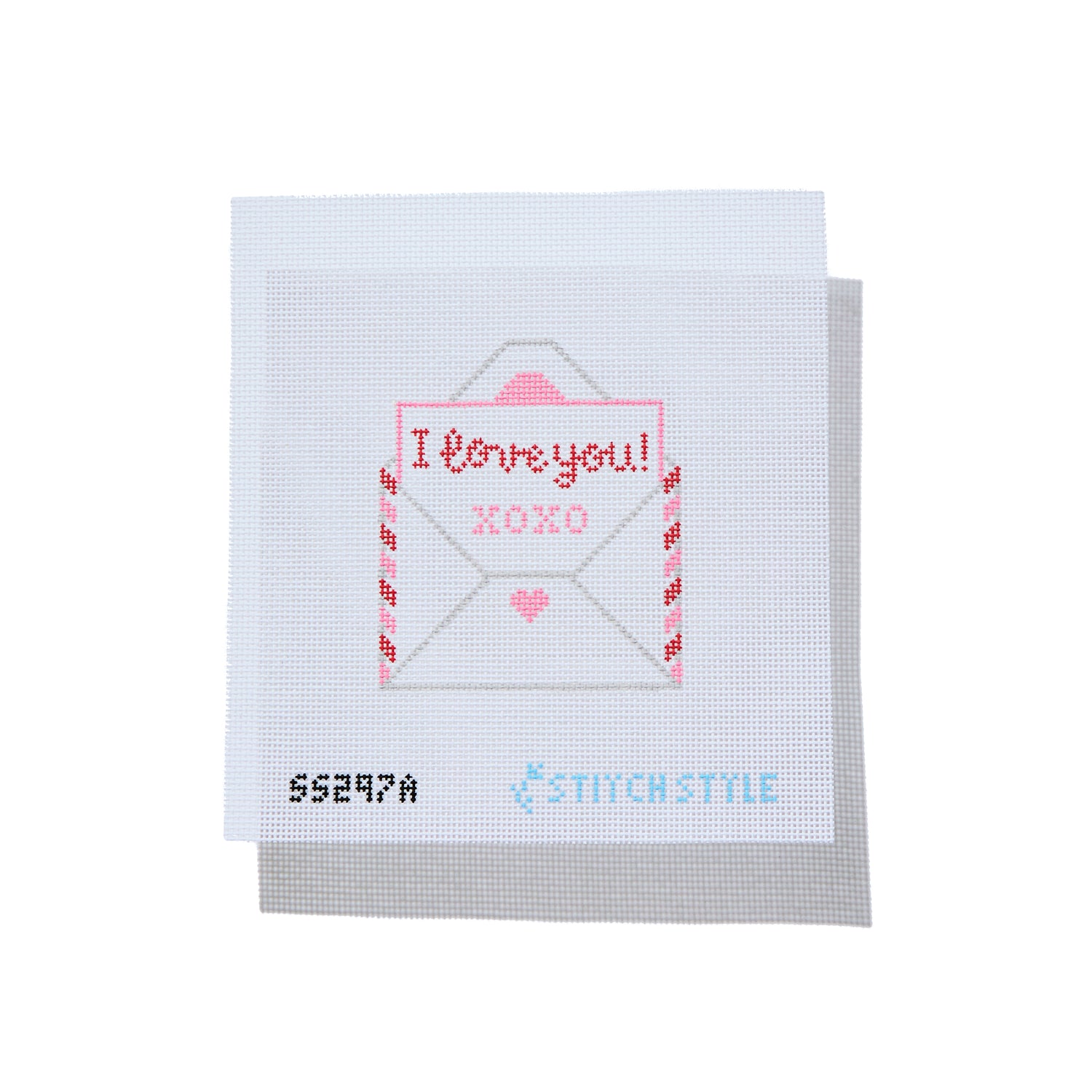 I Love You Valentine Card - Pinks