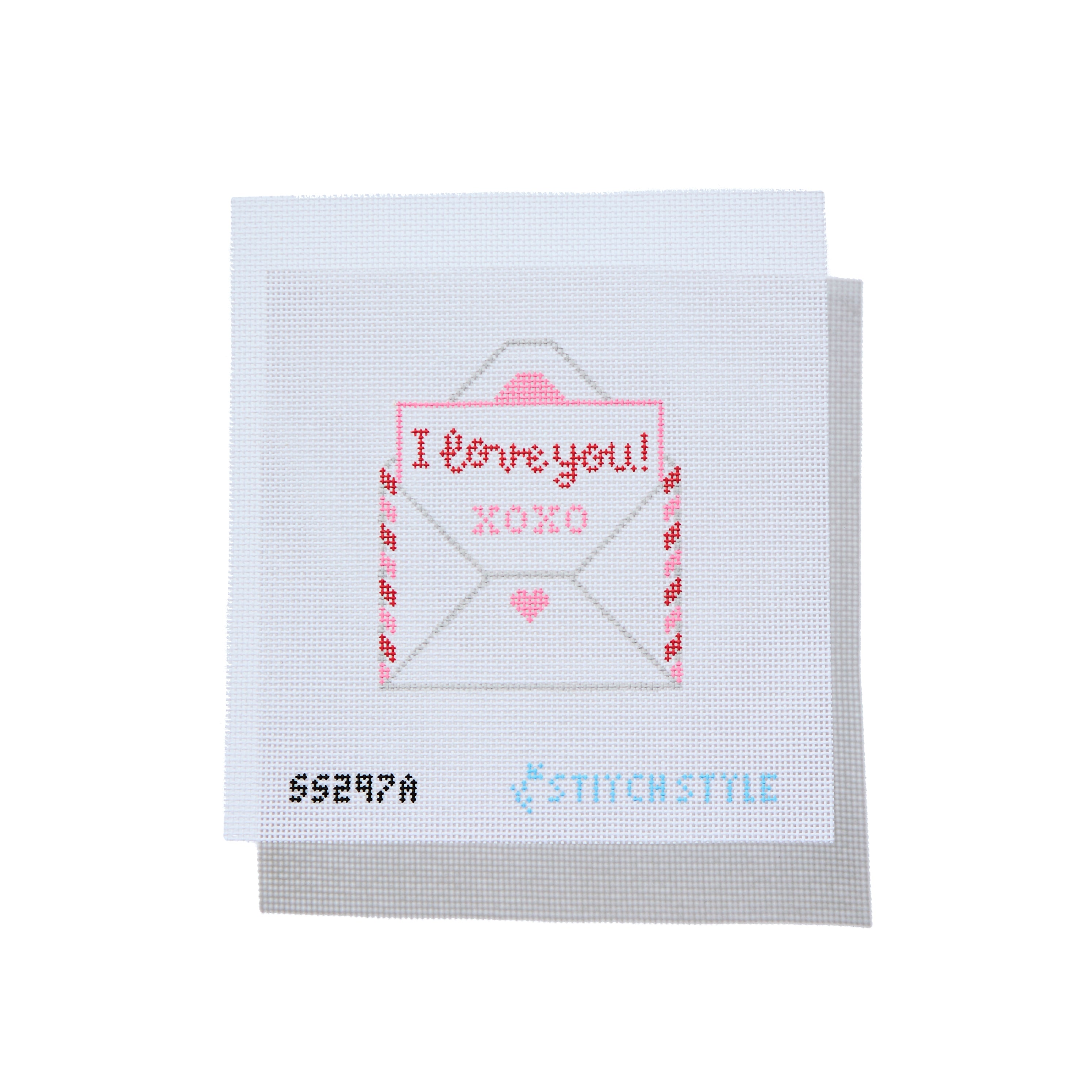 I Love You Valentine Card - Pinks