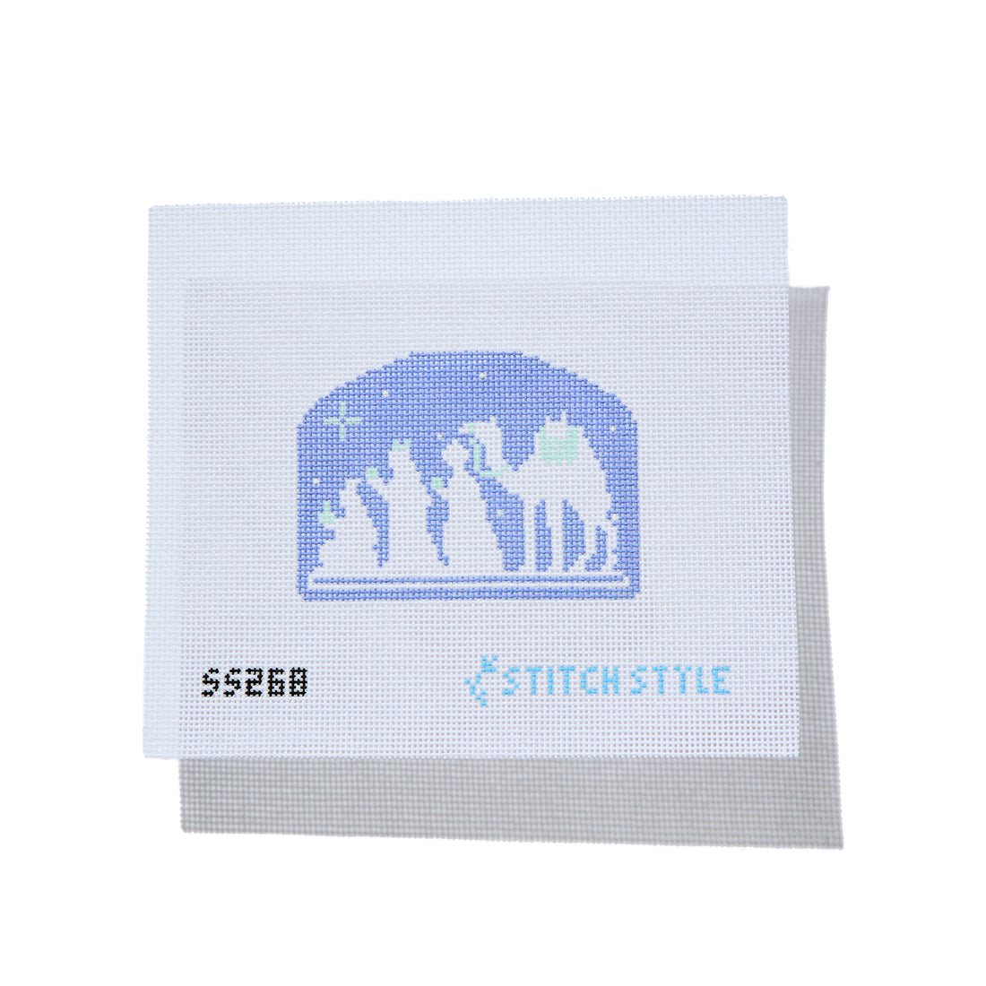 Blue and White Nativity - Wise men