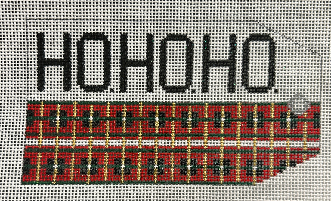 Gift Tag - Ho Ho Plaid