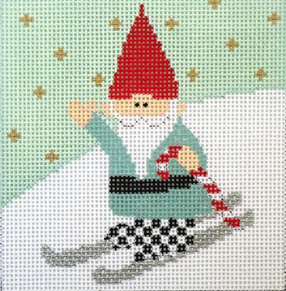 Skiing Gnome