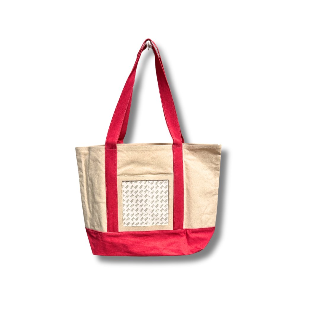 Canvas Tote Bag - Hot Pink