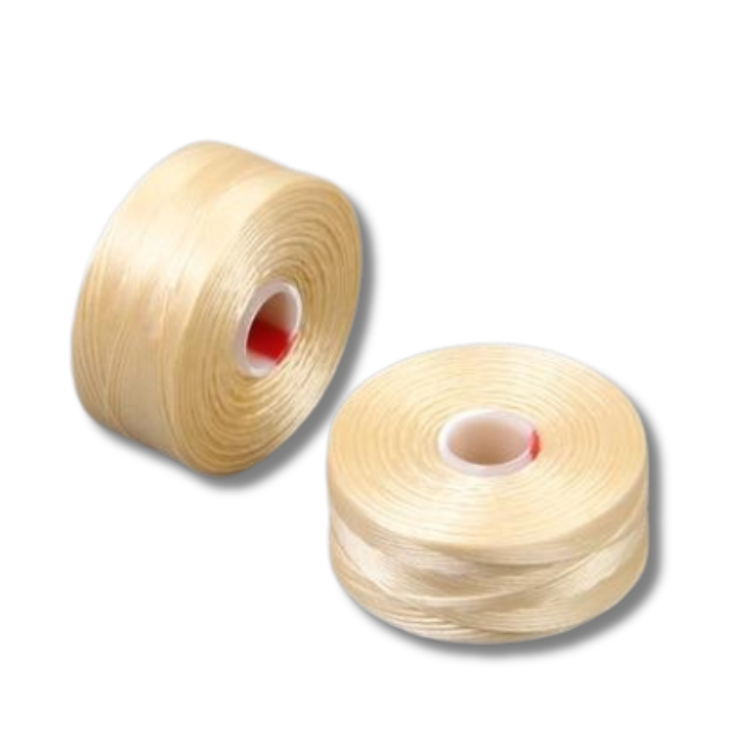 Beading Thread Dark Cream