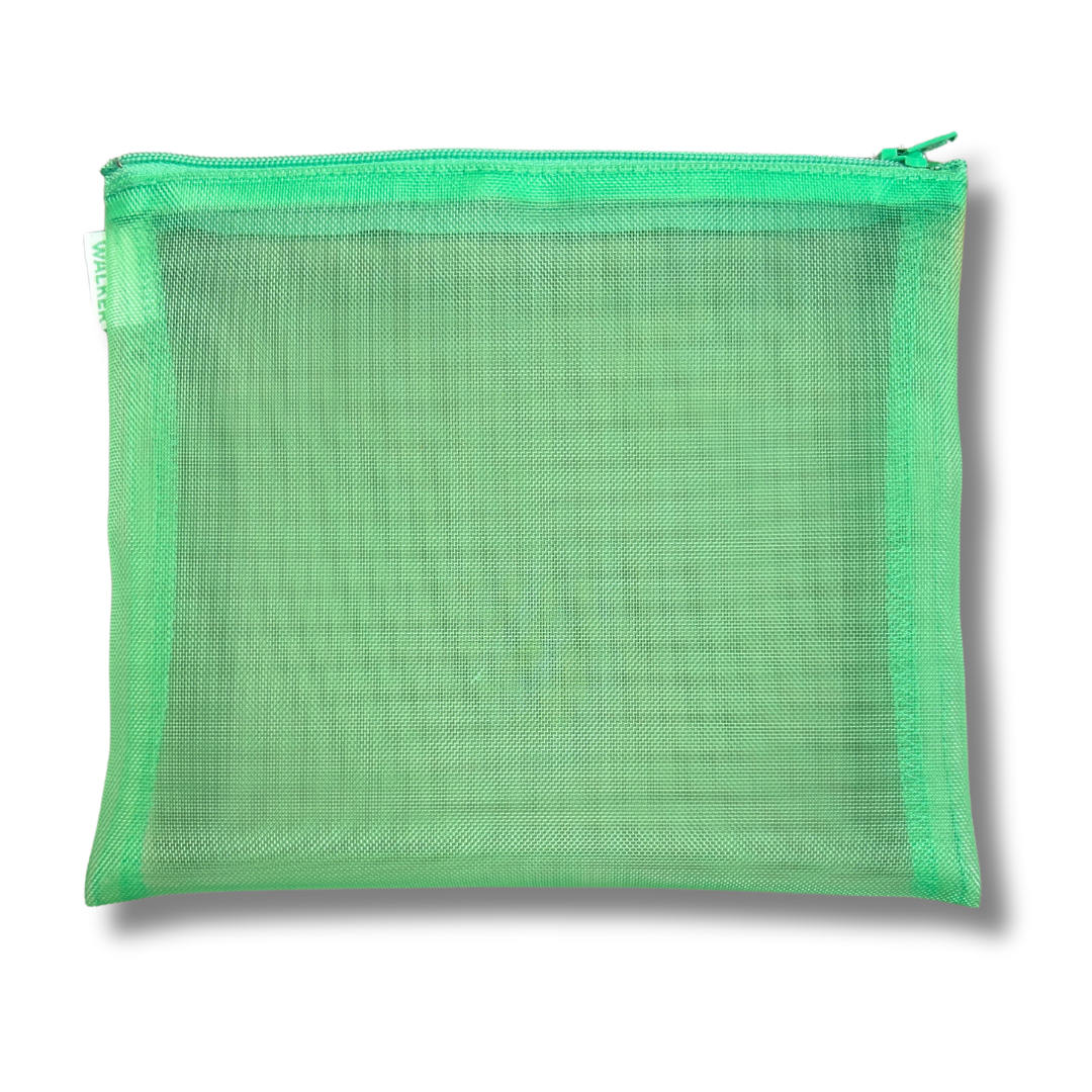 Mesh Zip Case 6&quot;x7&quot; - Mint