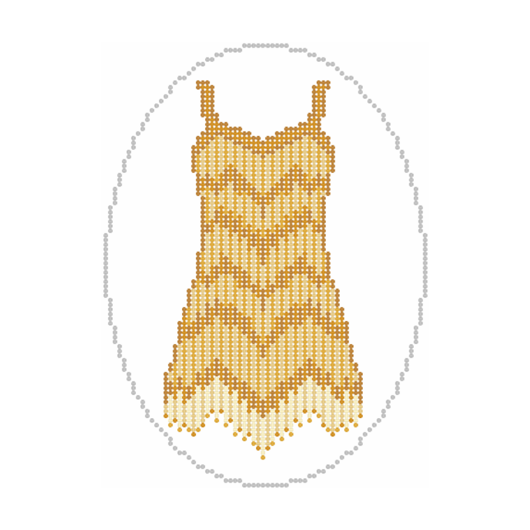 Eras Tour - "Fearless" Gold Sparkle Dress
