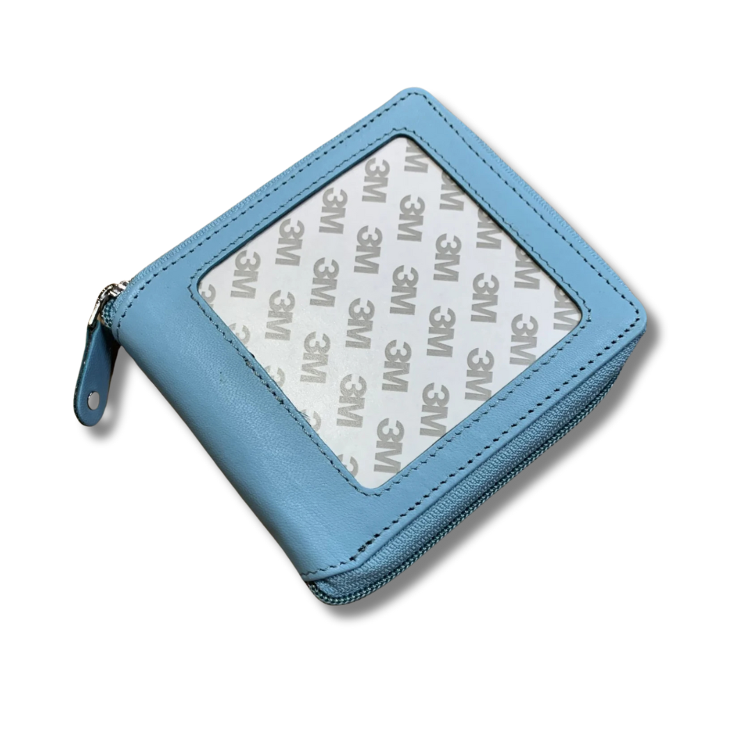 Zip Wallet - Aqua