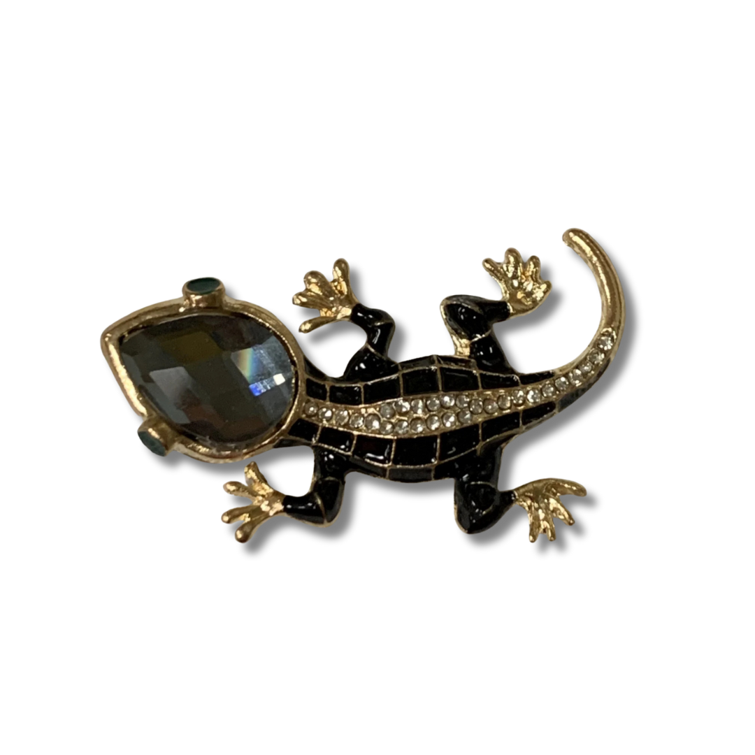 Gemstone Gecko Needle Minder Magnet