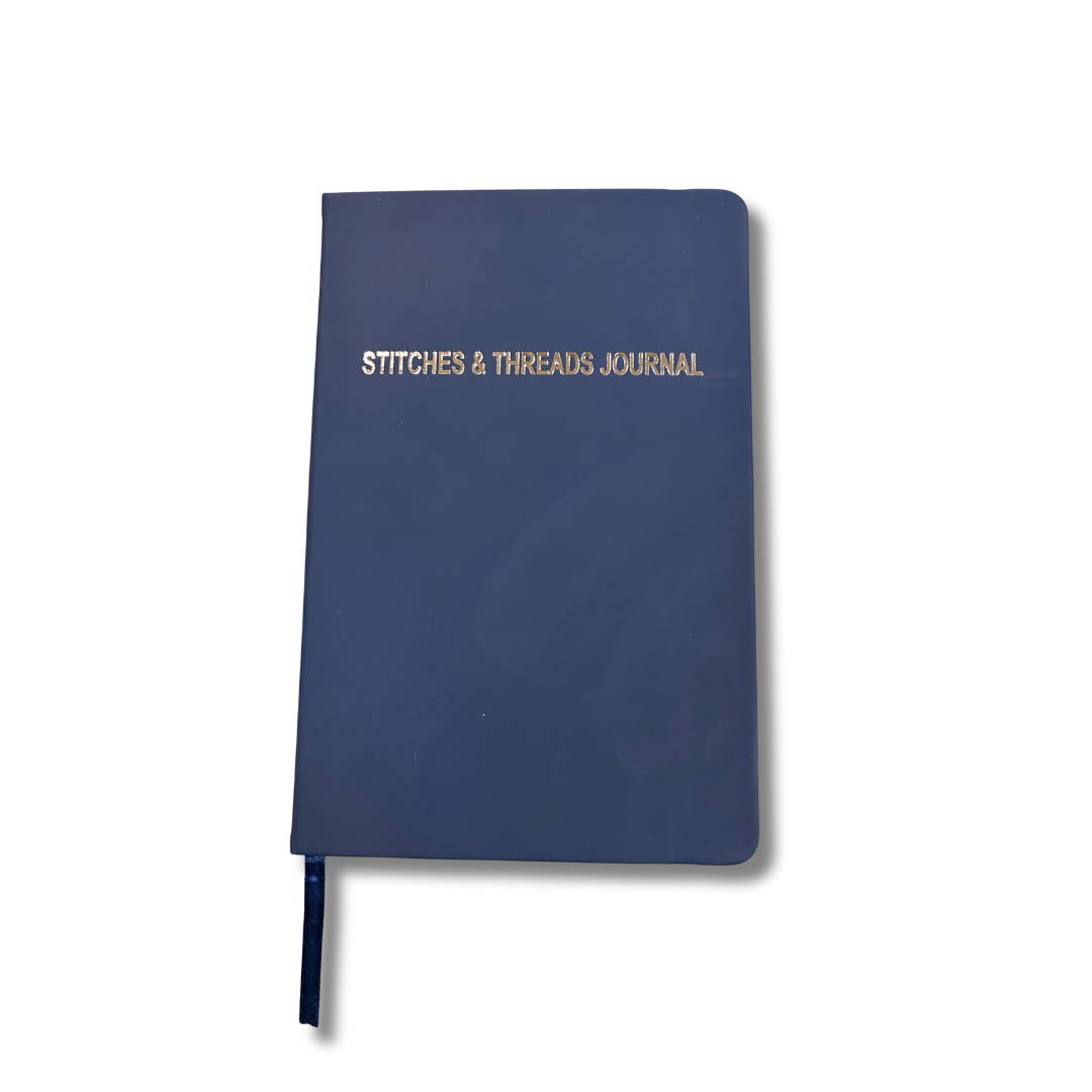 Stitches and Threads Journal - Navy
