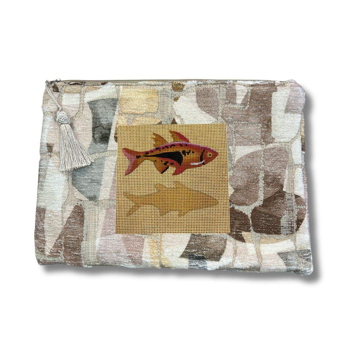 Anna Bag - with Fish Canvas