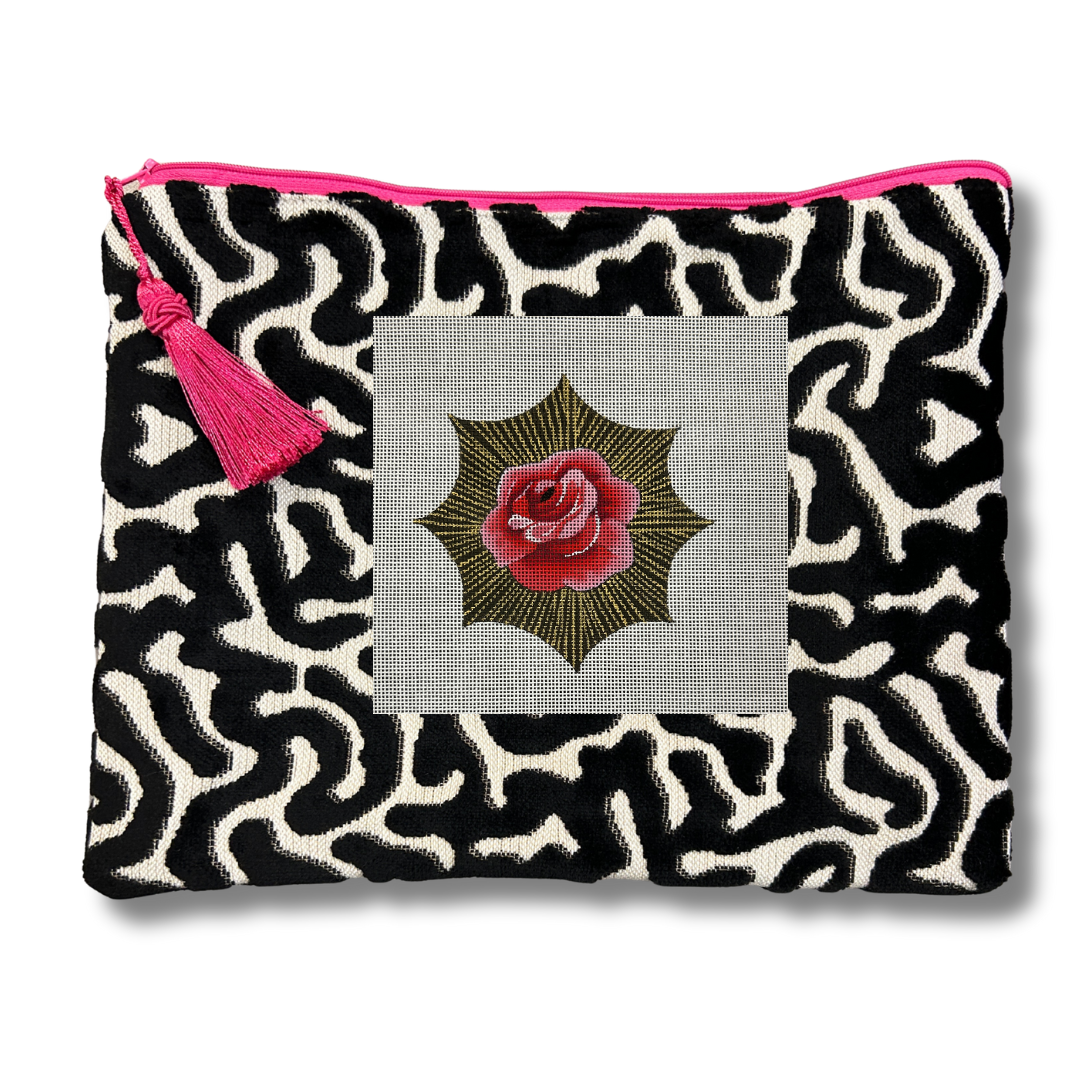 Anna Bag - with Rose Canvas