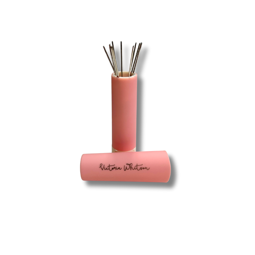 Retractable Magnet Needle Tube - Pink