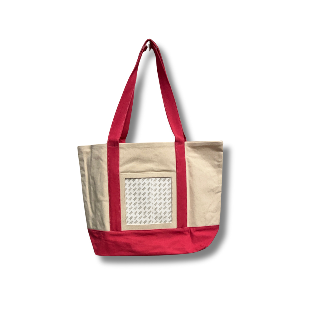 Canvas Tote Bag - Red
