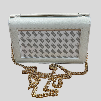 Clutch - Bone Leather - Gold Chain