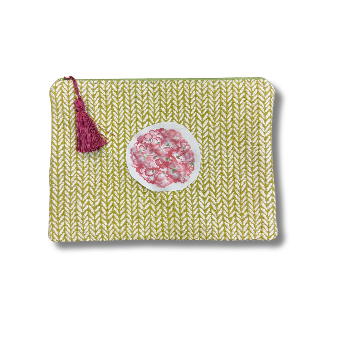 Anna Bag with Pink Hydrangea