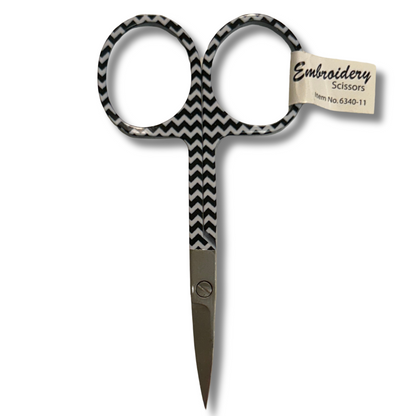 Black and White Embroidery Scissors