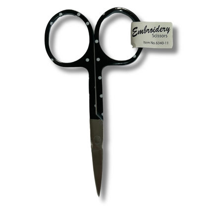 Black and White Embroidery Scissors