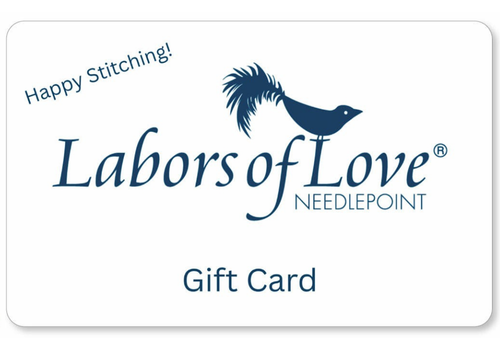 Labors of Love Needlepoint Gift Card