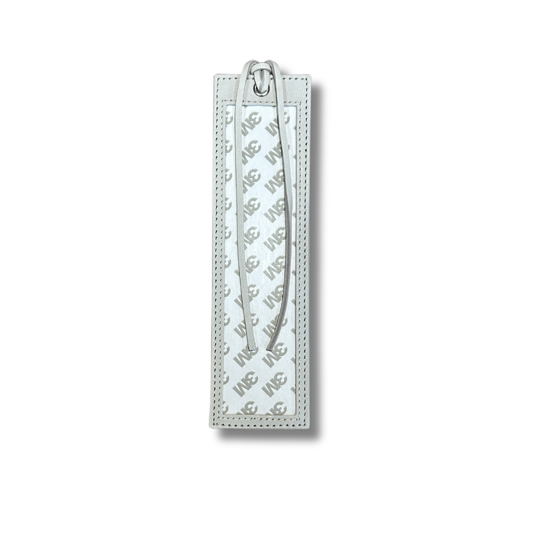 Book Mark - Light Gray Leather