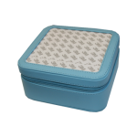 6" Square Box - Aqua