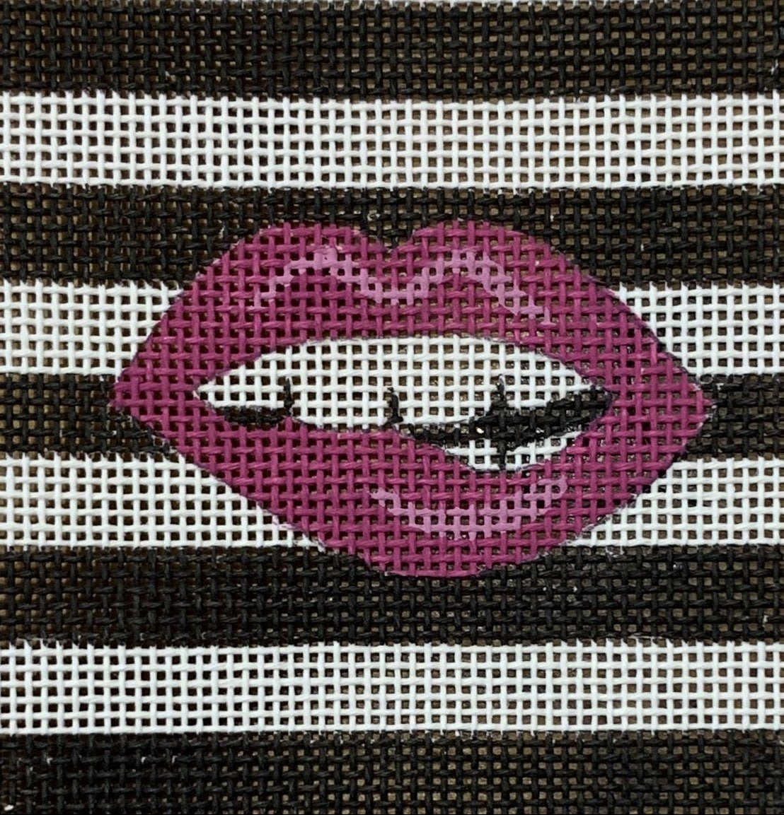 Pink Lips on Black