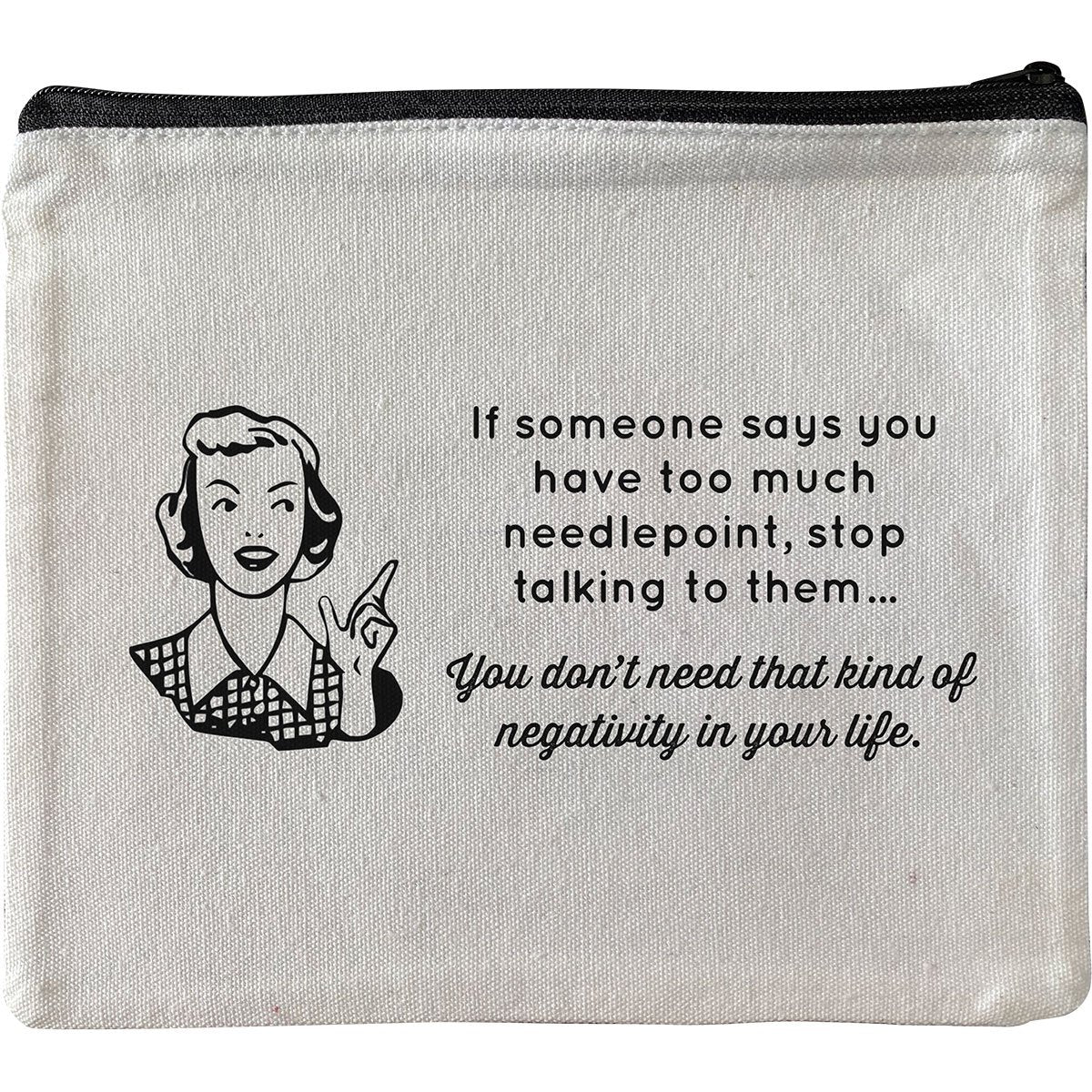Too Much NDLPT Canvas Pouch