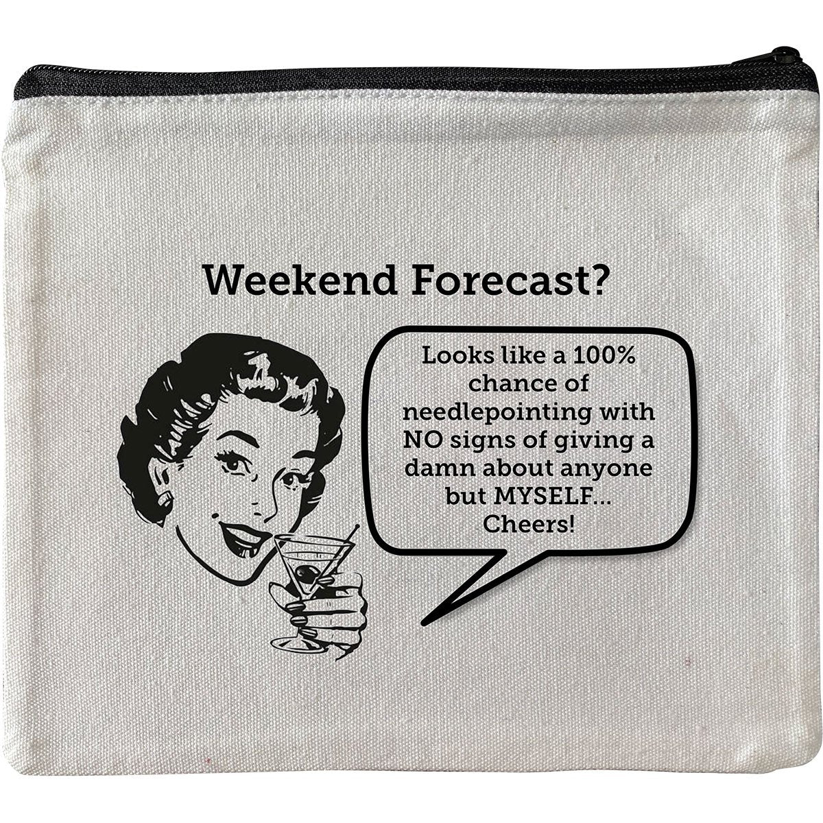 Weekend Forecast Canvas Pouch